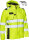 ELKA Winter Softshell Jacke 116514R - mit abzippbaren Ärmeln gelb/grau 4XL