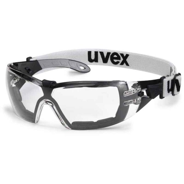 uvex Arbeitsschutzbrille pheos guard mit Kopfband 9192680