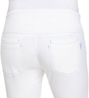 Leiber Damen Hose Five-Pocket-Form 08/7100 Langgröße weiss/dunkelrosa 48
