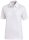 Leiber Polo-Shirt für Damen und Herren 08/2637 weiß/silbergrau XS