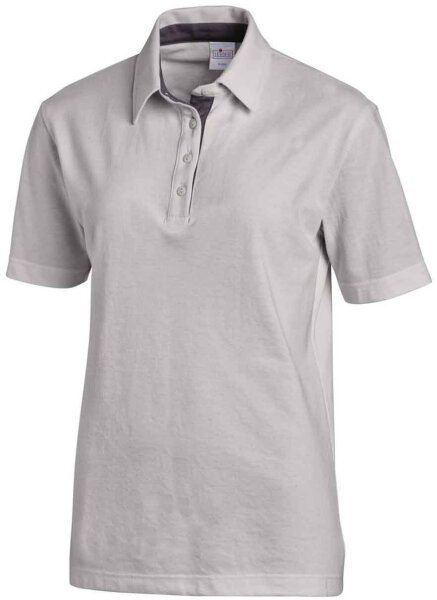 Leiber Polo-Shirt für Damen und Herren 08/2637 silbergrau/grau S