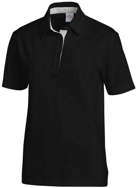 Leiber Polo-Shirt für Damen und Herren 08/2637 schwarz/silbergrau XXXL