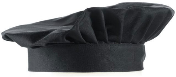 Leiber Barett Mütze mit Gummizug 02-2564 schwarz