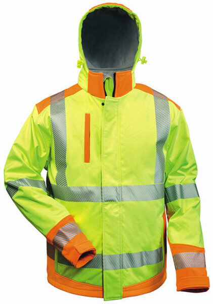 ELYSEE ATANAS Warnschutz Softshell Jacke Arbeitsjacke Berufsjacke Logistikjacke 