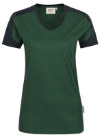 Hakro Damen V-Shirt Contrast 190 Mikralinar
