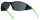 TECTOR®  41967 Schutzbrille in schwarz grün, antikratzbeschichtet