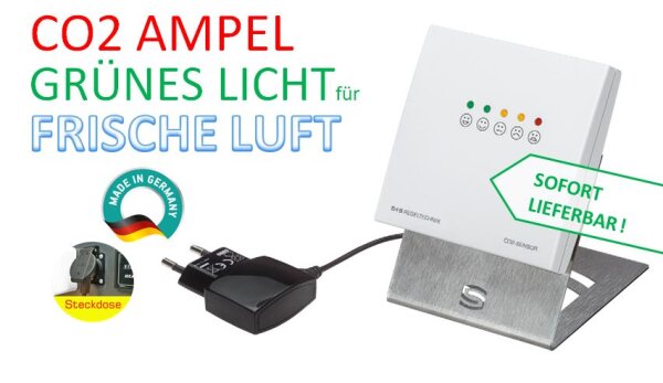CO2-Sensor mit Ampelanzeige - made in Germany