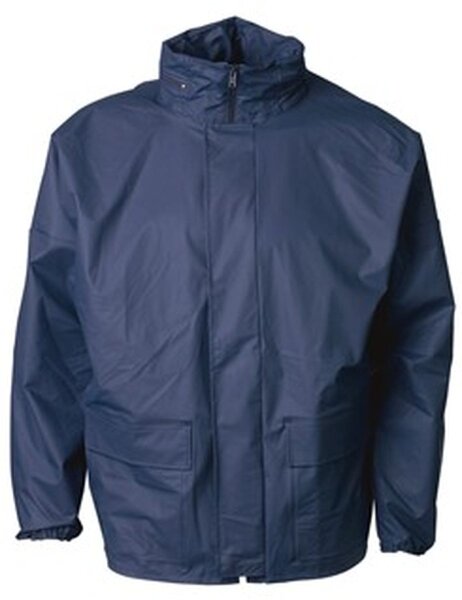 ELKA Regenschutz Jacke mit Reißverschluss und Druckknöpfen  Xtreme cobald M