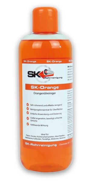 SK-Orange Flüssiger Orangenölreiniger 500ml Flasche Reinigungskonzentrat