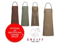 GREIFF Latzschürze CANVAS für Damen und Herren...