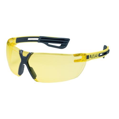 uvex Schutzbrille x-fit pro 9199 gelb Arbeitsschutzbrille kratzfest, beschlagfrei gelb