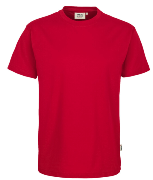 Hakro Rundhals T-Shirt Mikralinar 281 rot  M