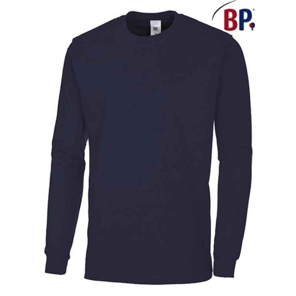 BP Langarmshirt für Sie und Ihn 1620 171 nachtblau XS