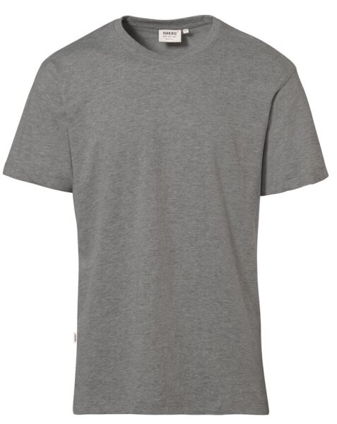 Hakro T-Shirt Classic 292 mit rundem Halsauschnitt in vielen Farben grau-meliert L