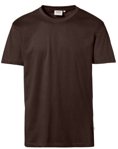 Hakro T-Shirt Classic 292 mit rundem Halsauschnitt in vielen Farben schokolade L
