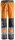 Snickers Warnschutzhose AllroundWork High-Vis WP Shell 6530 orange/stahlgrau XS
