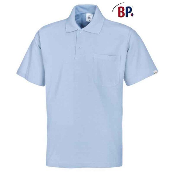 BP Poloshirt für Sie und Ihn 1612 Mischgewebe Hellblau XS