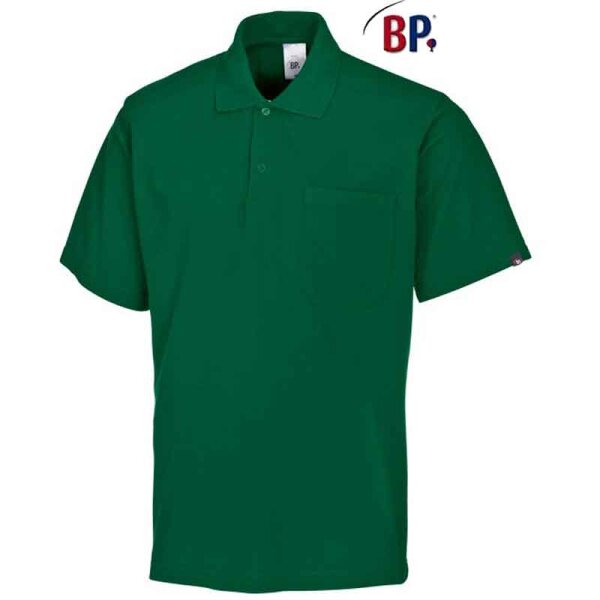 BP Poloshirt für Sie und Ihn 1612 Mischgewebe Mittelgrün L