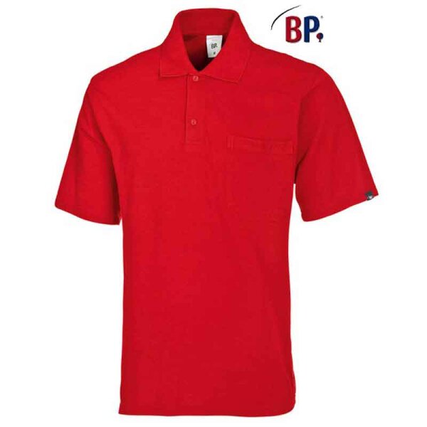 BP Poloshirt für Sie und Ihn 1612 Mischgewebe Rot XS
