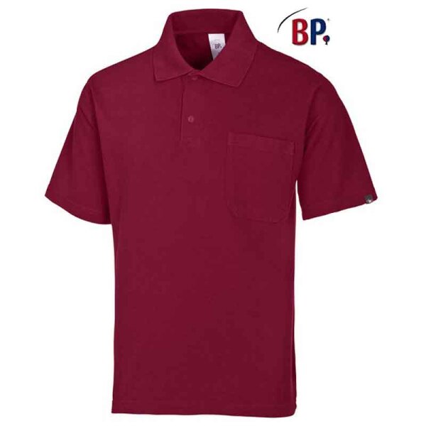 BP Poloshirt für Sie und Ihn 1612 Mischgewebe Bordeaux XS