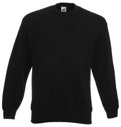 Fruit of the Loom Classic Set-In Sweatshirt Black L
