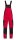 FHB Latzhose 125400 Pascal in 10 verschiedenen Farben rot/schwarz 110