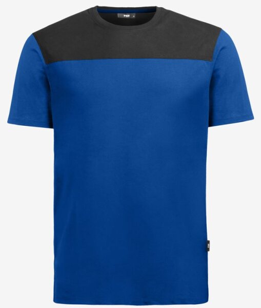 FHB Herren T-Shirt KNUT 822200 in 10 verschiedenen Farben royalblau-schwarz 5XL (XXXXXL)