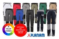 Planam Damen Bundhose Norit stretch Knietaschen workwear