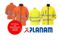 Planam Warnschutz Damen Pure Softshelljacke Norit