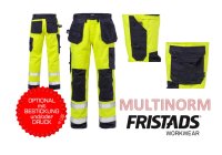 Multinorm Fristads Flame High Vis Handwerkerhose Kl. 2...