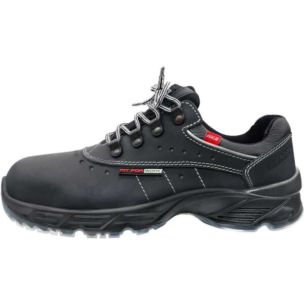 HKS Sicherheits-Schuhe Arbeits-Sandalen S1 CS 10 Leder Ergo Fit schwarz 