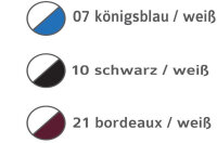 Leiber Latzschürze 11/272 Königsblau/weiß